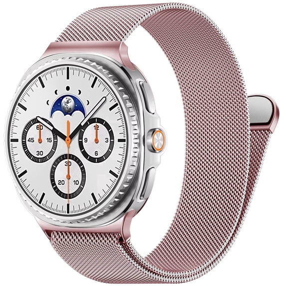GEAK Compatible with Samsung Galaxy Watch 9/8 Band 40mm 44mm/8 Classic Bands for Women Men Stainless Steel Magnetic Metal Band