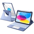 thumbnail image 1 of GEAK Compatible With iPad A16 11th 10th Generation Case with Keyboard, 360 Rotation Detachable Case with 7 Colors Backlit Keyboard for iPad A16/10th Gen, with Multi-Touch Trackpad, 1 of 10