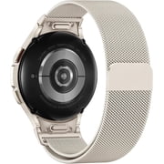 GEAK Compatible with Samsung Galaxy Watch 7 Band/6/6 Classic/5/5 Pro/4/4 Classic/FE Magnetic Metal Watch Bands for Women Men