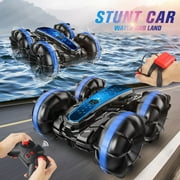 GEAK RC Cars Double-Sided Amphibious Remote Control Car Outdoor Pool Beach Toys Gifts for Boys Girls Kids Ages 4-8 8-12