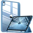 thumbnail image 1 of GEAK Slim Case for iPad A16 Case with Pencil Holder, Compatible with iPad 10th Generation Case 10.9 inch 2022/iPad 11th Generation Case 11 inch 2025, Clear Transparent Back Protective Cover, 1 of 9