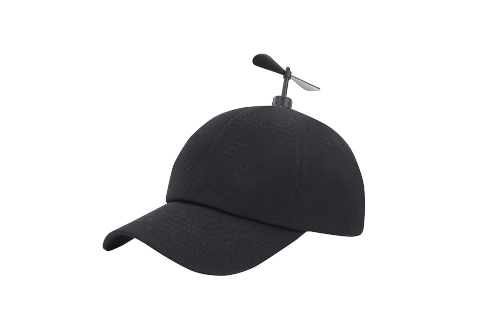 Funny Propeller Baseball Hat For Men – White Adjustable Cap With Spinning Propeller, Multi-Color Design – Novelty Gift & Summer Sun Protection