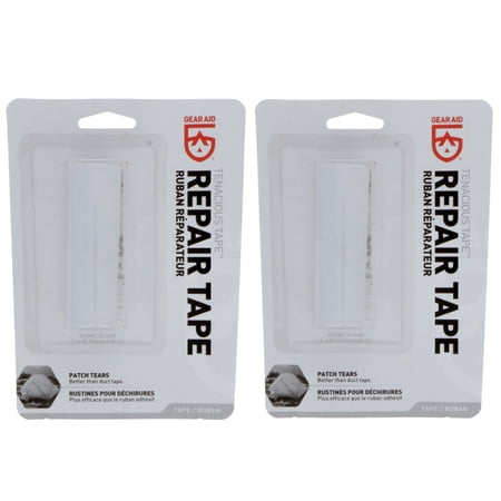GEAR AID (2 Pack)Tenacious Tape Clear Repair Rip and Tear Patch
