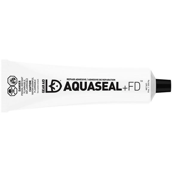 GEAR AID Aquaseal FD Flexible Repair Adhesive for Outdoor Gear and Vinyl, Clear Glue, 8 oz