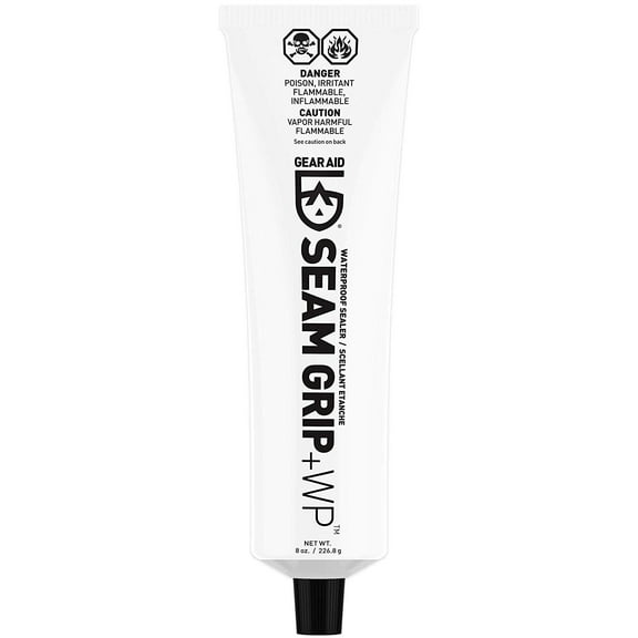 GEAR AID Seam Grip WP Waterproof Sealant and Adhesive for Tents and Outdoor Fabric, Clear, 8 oz