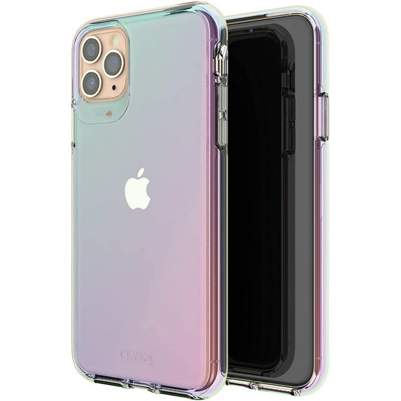 GEAR4 Crystal Palace Iridescent Compatible with iPhone 11 Pro Max Case, Advanced Impact Protection with Integrated D3O Technology, Anti-Yellowing, Phone Cover – Iridescent