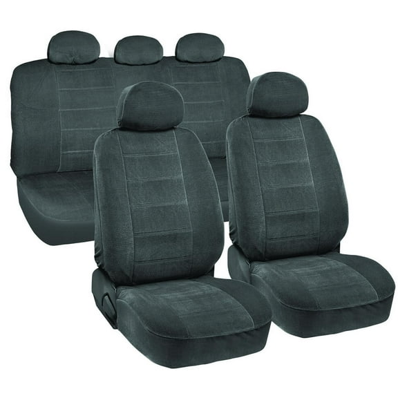 GEARFLAG Car Seat Covers Full Set, Mint Two-Tone Front and Rear Split Bench Seat Covers for Cars