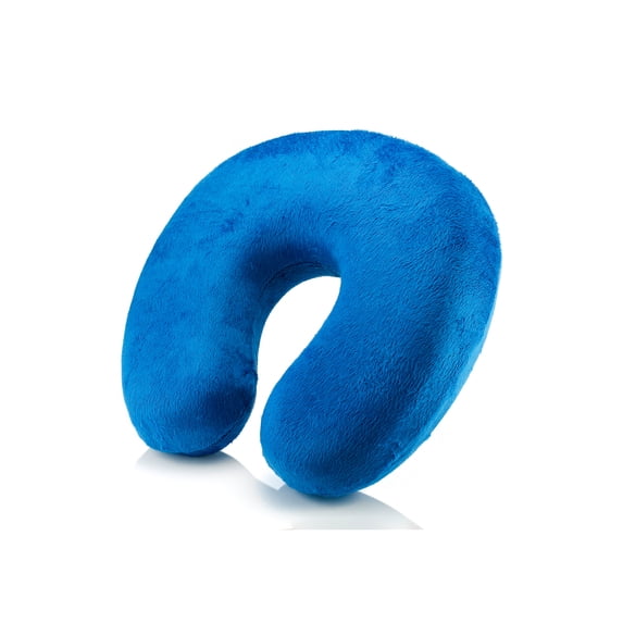 GEARONIC TM Travel Pillow Memory Foam Neck Cushion Support Rest Outdoors Car Flight
