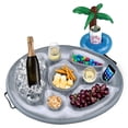 thumbnail image 1 of GEARPLEX Inflatable Drink Floats Pool Tray for Snacks and Cocktails, 1 of 9