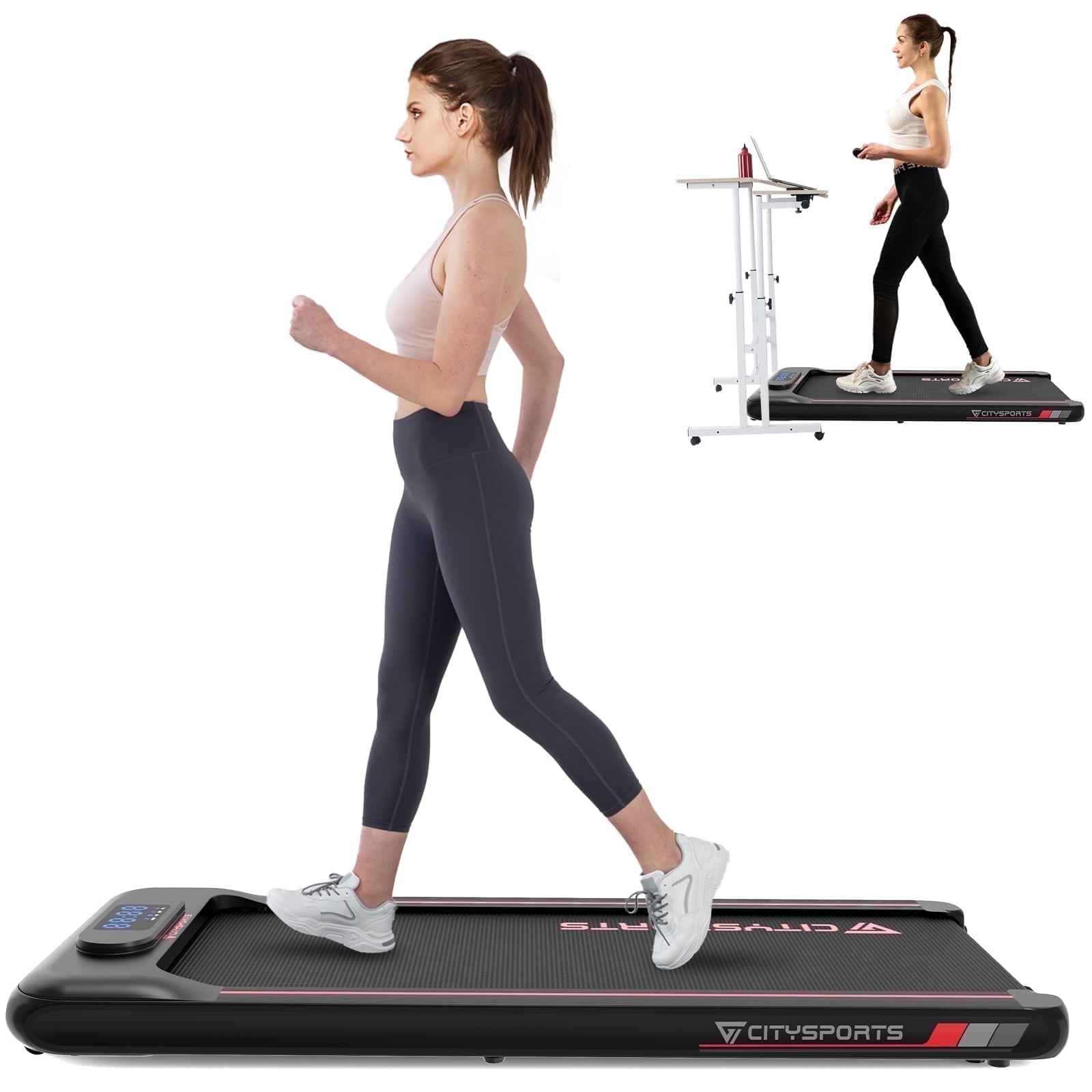 GEARSTONE Under Desk Treadmill with LCD Screen, 1-6 Nepal Ubuy