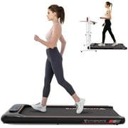 CITYSPORTS Under Desk Treadmill, Walking Pad for Home, 1-6 KM/H, LCD Display, Alloy Steel Frame, Compact & Portable