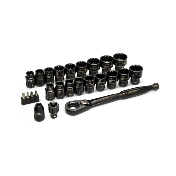 GEARWRENCH 25 Piece 3/8" Drive Pass Through Ratchet and Socket Set | GWX6PT25