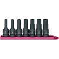 GEARWRENCH 7 Pc. 1/2" Drive Hex Bit Impact Socket Set, Metric 84940