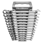 GEARWRENCH 85698, 2 x 11 x 1 Flexible Head Ratcheting Wrench Set 12 Pieces