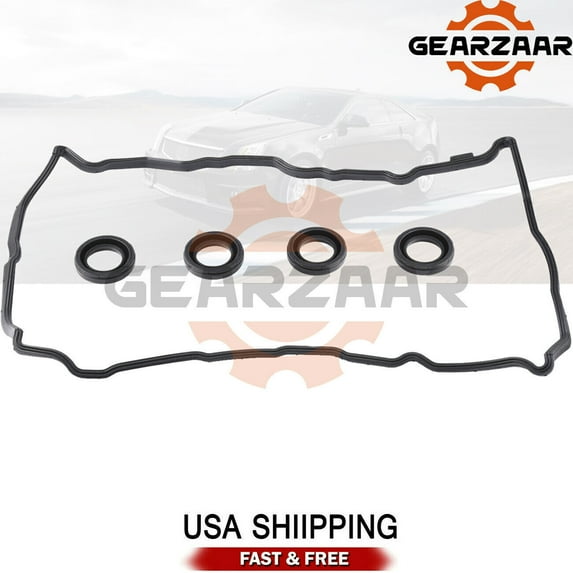 GEARZAAR Valve Cover Gasket 07-12 For Nissan Altima For Sentra 2.5L DOHC QR25DE
