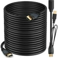 thumbnail image 1 of GEARit 4k HDMI Cable (100 ft) Black - In-Wall CL3 Rated with Signal Booster, 1 of 7