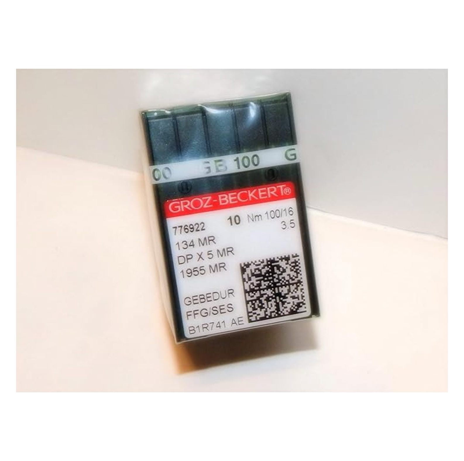 GEBEDUR 134 MR/135X5 MR Titanium Quilting Needles - 100 Pack - Sizes 3.0-6.0 - Long Arm Quilting - Compatible with Singer, 134MR, 1955MR, DPX5MR Systems