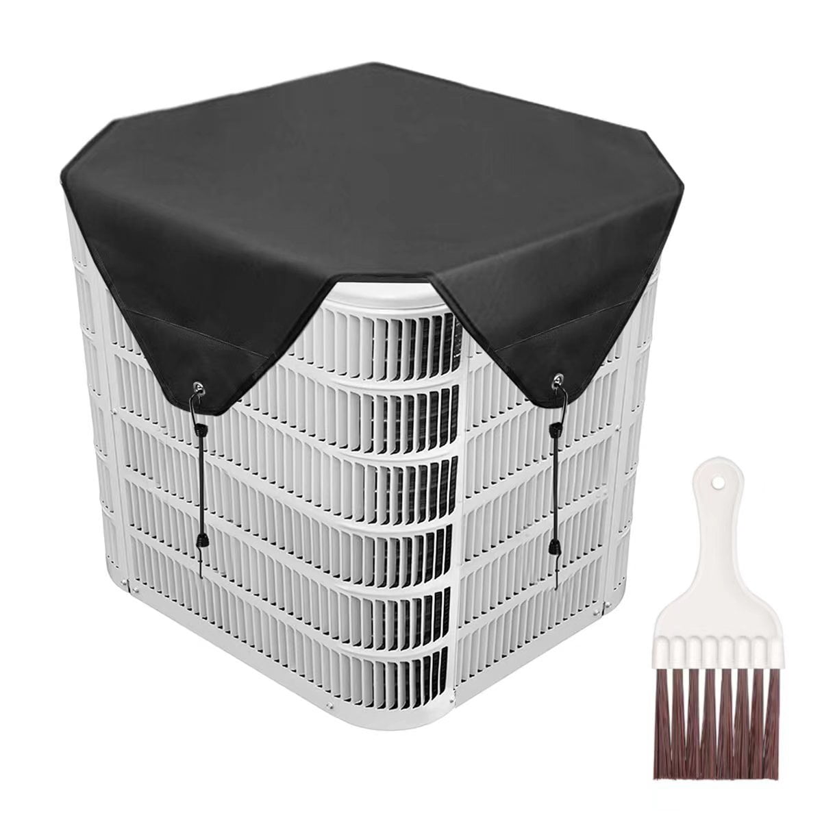 GECIC Air Conditioner Top Cover with Elastic Bungee Cords Universal AC