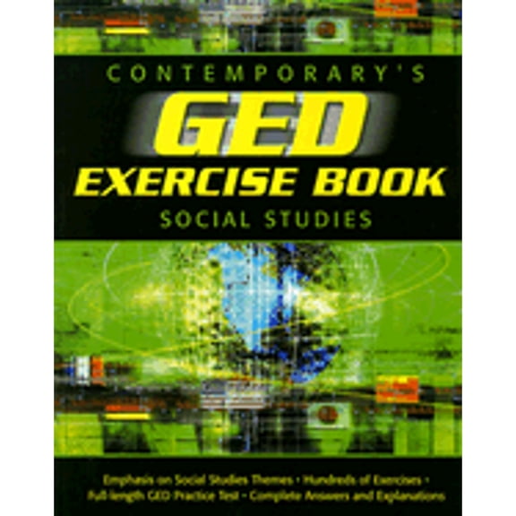 Pre-Owned GED Exercise Book: Social Studies (Paperback) 0809222345 9780809222346