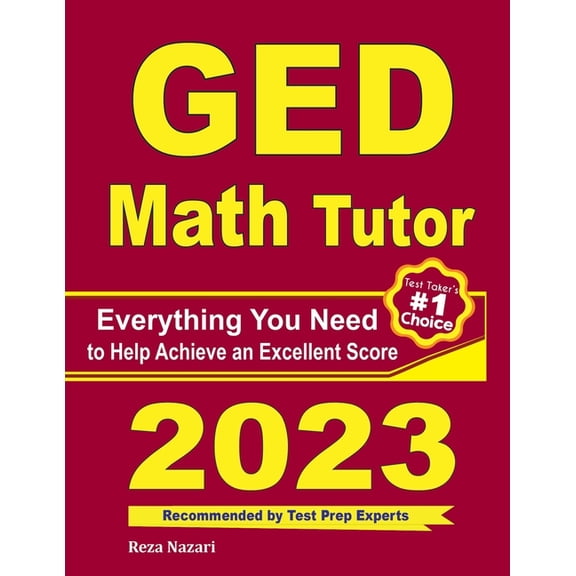 GED Math Tutor: Everything You Need to Help Achieve an Excellent Score (Paperback)