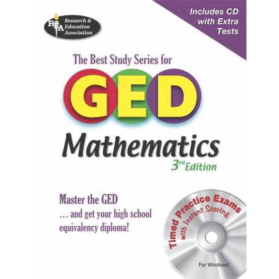 Pre-Owned GED Mathematics: The Best Study Series for GED [With CDROM]