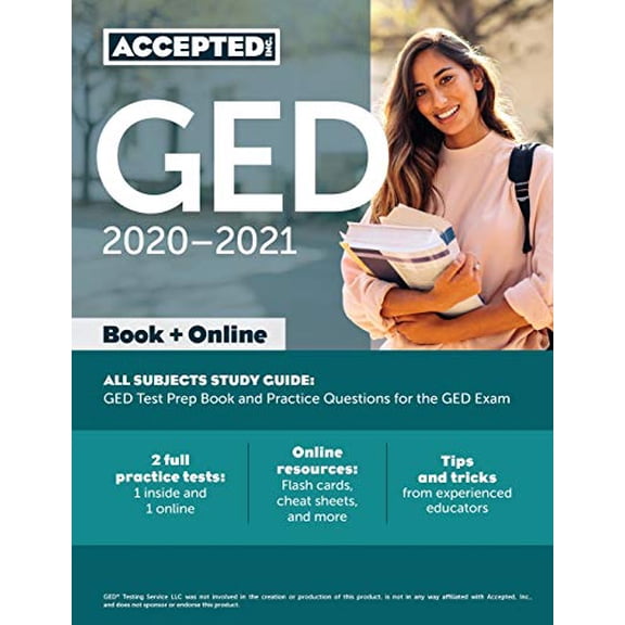 Pre-Owned GED Study Guide 2020-2021 All Subjects: GED Test Prep and Practice Test Questions Book (Paperback) 1635306922 9781635306927