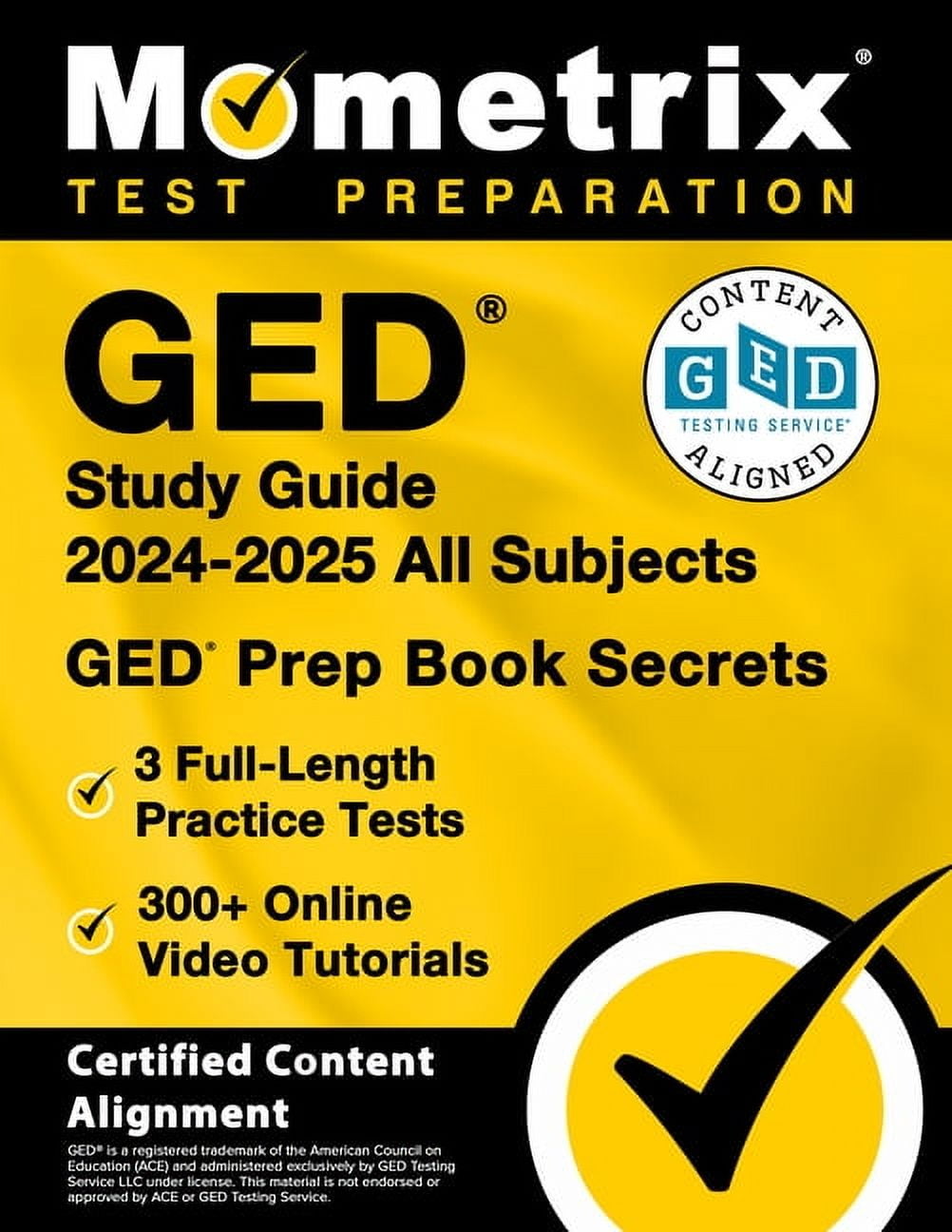 GED Study Guide 2025-2026 All Subjects - 3 Full-Length Practice Tests ...