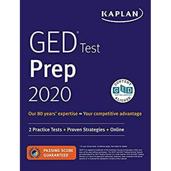 Pre-Owned GED Test Prep 2020: 2 Practice Tests + Proven Strategies + Online (Paperback) 1506258654 9781506258652