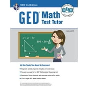 GED® Test Preparation: GED Math Test Tutor, For the 2024-2025 GED Test, 2nd Edition : All the Tools You Need to Succeed (Edition 2) (Paperback)