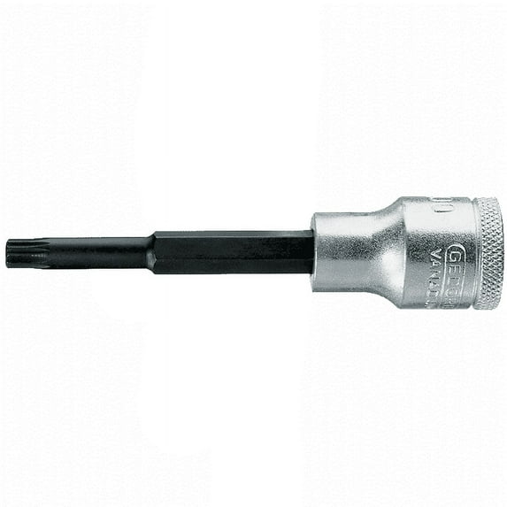 GEDORE INX 19 L 8-100 Screwdriver Bit Socket 1/2", Long XZN M8