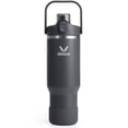 thumbnail image 1 of GEDUX 32oz Stainless Steel Tumbler with Handle and Straw, Vacuum Insulated Water Bottle with 2-in-1 Lid (Chug/Straw) and Silicone Boot，Keeps Drinks Hot and Cold, 1 of 7