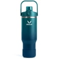 thumbnail image 1 of GEDUX 32oz Stainless Steel Tumbler with Handle and Straw, Vacuum Insulated Water Bottle with 2-in-1 Lid (Chug/Straw) and Silicone Boot，Keeps Drinks Hot and Cold, 1 of 6