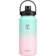 thumbnail image 1 of GEDUX 64 oz Insulated Stainless Steel Water Bottle, Half Gallon Water Bottle with 2-in-1 Chug & Straw Lid and Handle, Leak Proof Wide Mouth Vacuum Tumbler for Gym Travel, 1 of 6