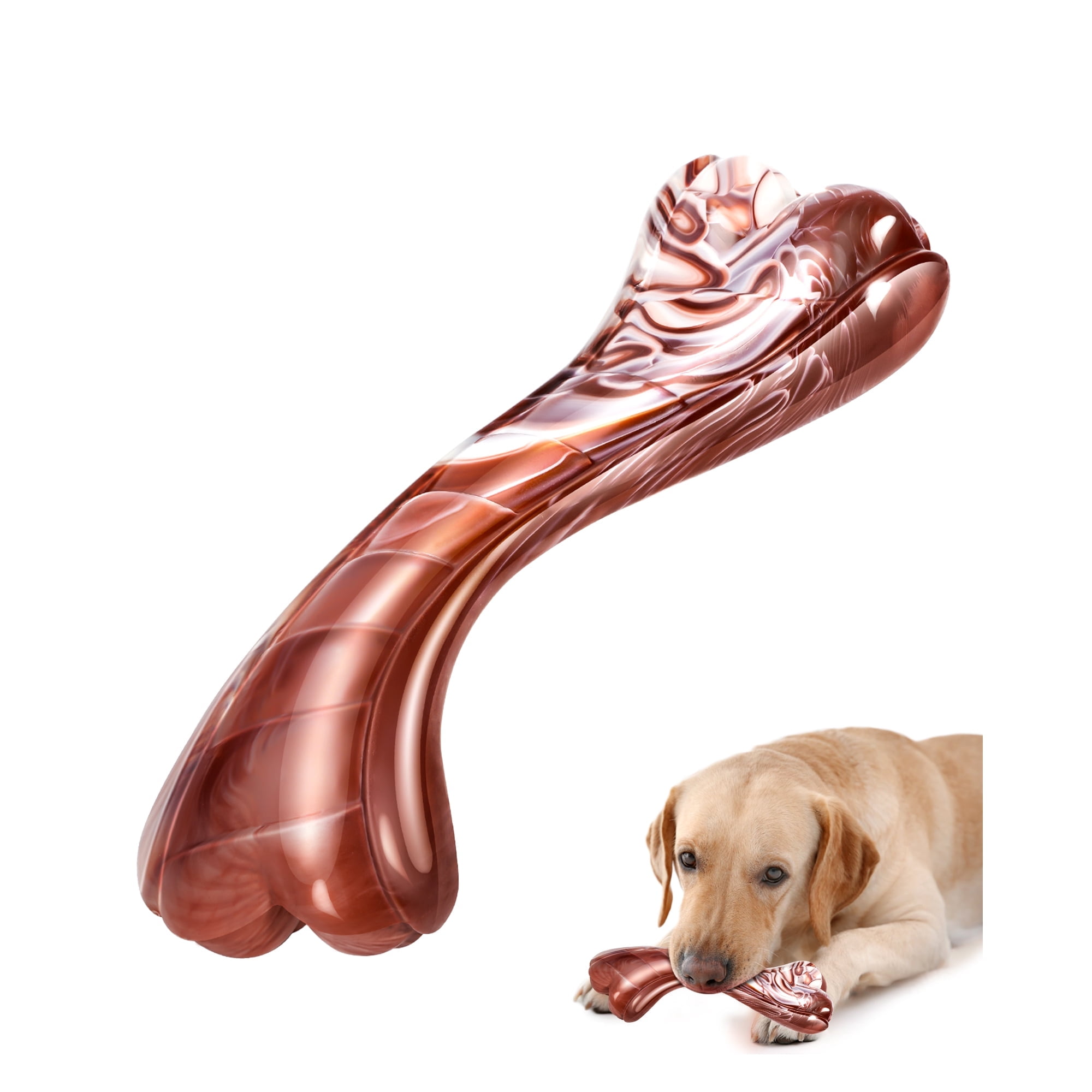 GEE BON Indestructible Dog Toys for Aggressive Chewers, Durable Dog