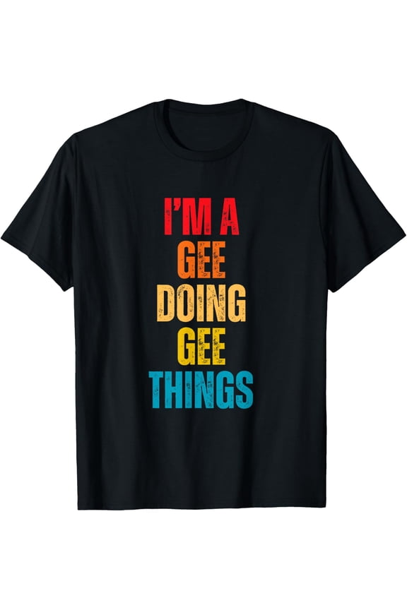 GEE Proud Family Retro Reunion Last Name Surname T-Shirt