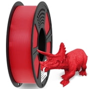 Geeetech PETG Red 3D Printer Filament 1.75mm, Dimensional Accuracy +/-0.03mm, 1kg 2.2lbs , 1080 Feet 330m Per Roll, Vacuum Packaging, Toughness Enhanced Fit Most 3D FDM Printer