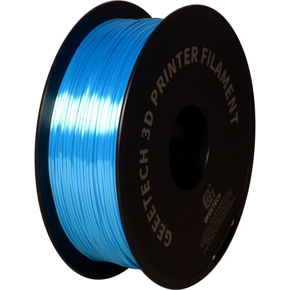 GEEETECH 3D Printer silky sky blue PLA Filament 1.75mm 1kg Spool (2.2lbs),Dimensional Accuracy +/- 0.03mm