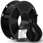 Geeetech PETG Black 3D Printer Filament 1.75mm, Dimensional Accuracy +/-0.03mm, 1kg 2.2lbs , 1080 Feet 330m per Roll, Vacuum Packaging, Toughness Enhanced for Most 3D FDM Printer