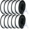 thumbnail image 1 of GEEETECH PLA 3D Printer Filament 1.75mm White, Dimensional Accuracy +/-0.03mm, 10kg (22lbs) , Vacuum Packaging, Fit for Most 3D FDM Printer, 1 of 7