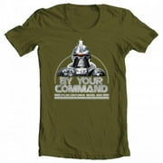 GEEK TEEZ By Your Command Original Artwork Inspired by Battlestar Galactica Men's T-shirt Military Green XXXXX-Large