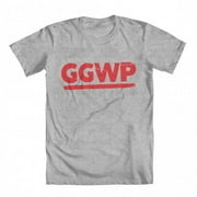 GEEK TEEZ GGWP Original Artwork Inspired by Gamers Men's T-shirt Grey Small