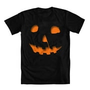 GEEK TEEZ Michael Meyers Jackolantern Original Artwork Inspired by Halloween Youth Boys' T-shirt Black Medium