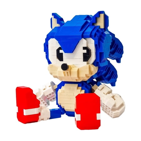 GEEKANT Figure Building Block Set Sonic The Hedgehog, for Adults, 1875 Pcs, 4 inches Tall, Plastic
