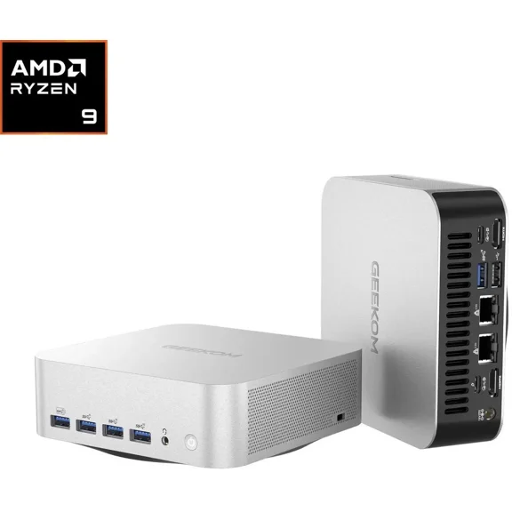 GEEKOM Mini PC A8 MAX AMD Ryzen 9 8945HS 32GB DDR5 1TB SSD AMD Radeon 780M Windows 11 Pro
