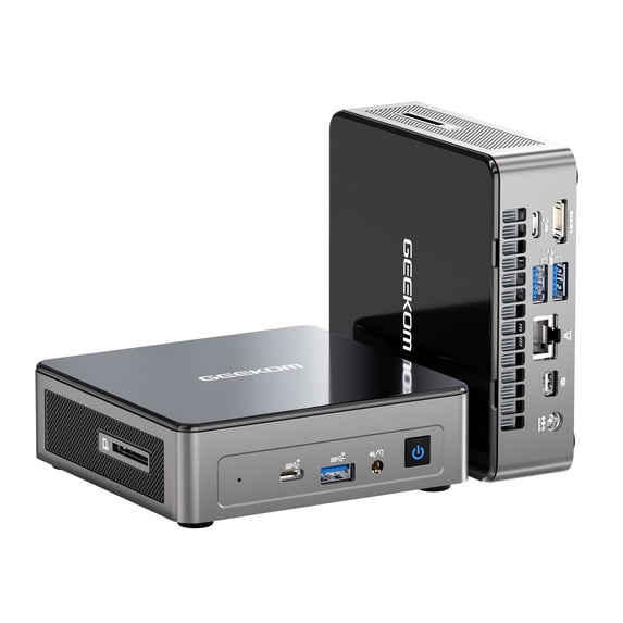 GEEKOM Mini PC Air12 Mini Desktop Computer, Intel 12th Gen Alder Lake N100, 16GB DDR5 RAM 512GB SSD