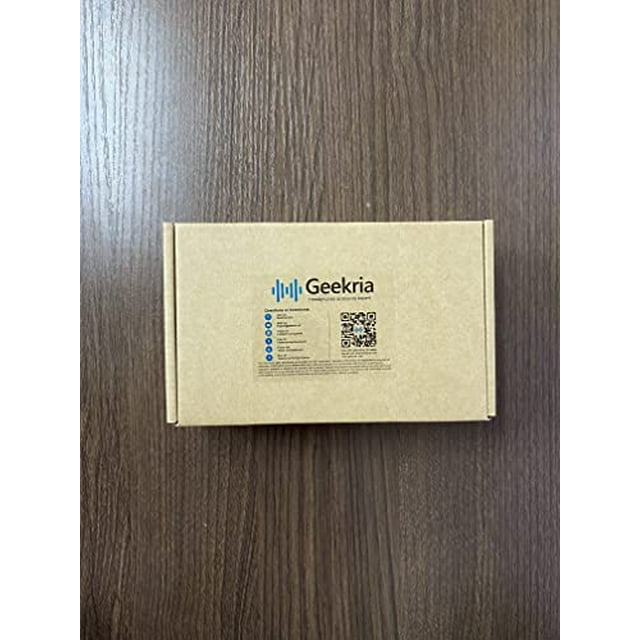 GEEKRIA 3.5mm Plug Earphones with Microphone, Quality Wired Headphones