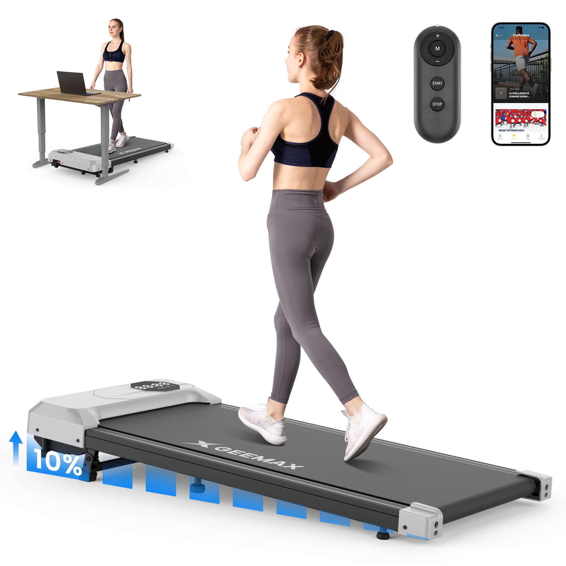 Buy Compact Folding Treadmill for Home Use at Ubuy Kuwait