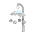 thumbnail image 1 of GEENNY Musical Mobile, Glacier Blue & Gray Chevron, 1 of 1