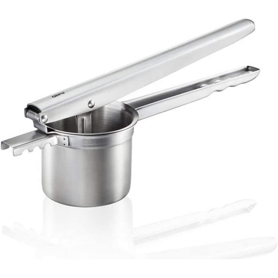 GEFU PRENSO 89440 Potato, Juice and Sp tzle Press for Fine Mashed Potatoes, Homemade Sp tzle and Spaghetti Ice Cream Stainless Steel