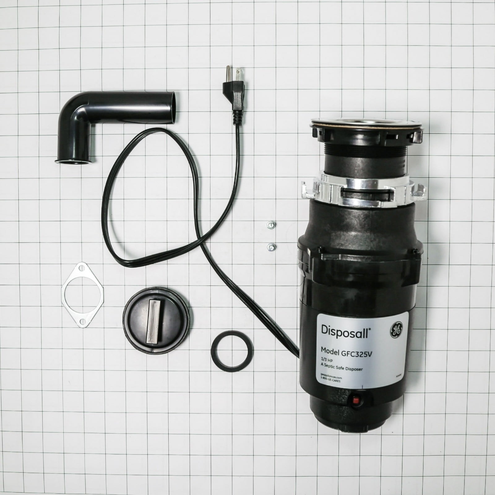 GEH GFC325V 1/3 HP Continuous Feed Disposer Corded